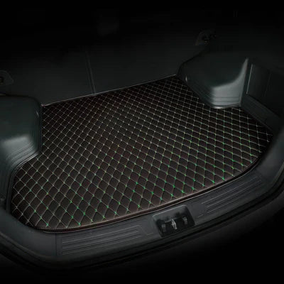 Black & Green Car Boot Liners