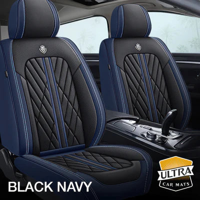 Black & Navy Car Seat Covers