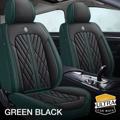 Green & Black Car Seat Covers