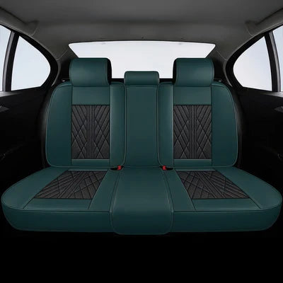 Green & Black Car Seat Covers