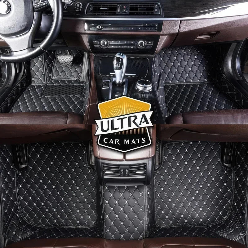 Black & Beige Car Mats