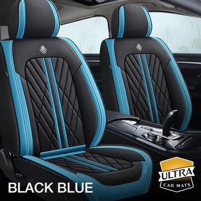 Black & Blue Car Seat Covers