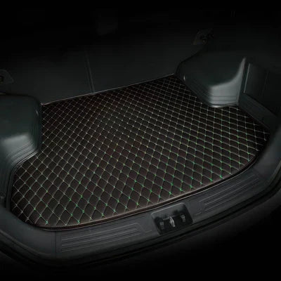 Black & Green Car Boot Liners