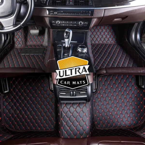 Black & Red Car Mats