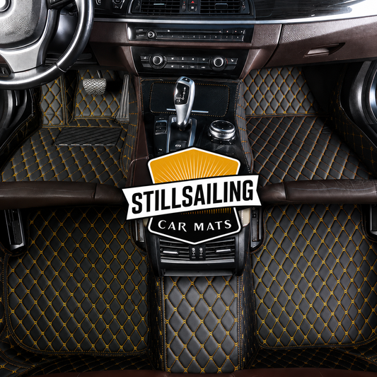 Black & Yellow Car Mats
