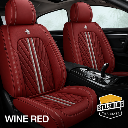 Wine Red Car Seat Covers