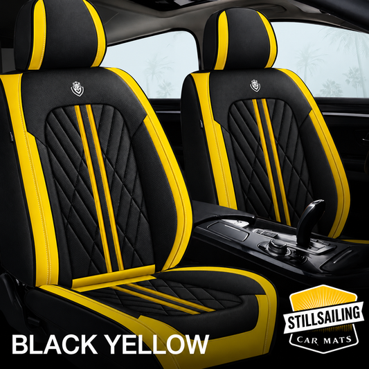 Black & Yellow Car Seat Covers