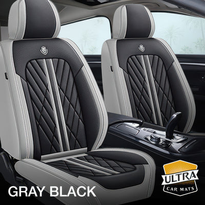 Gray & Black Car Seat Covers