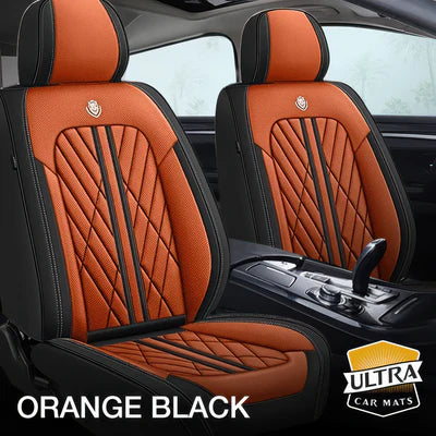Orange & Black Car Seat Covers